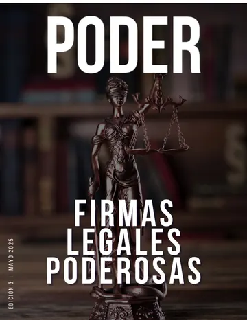 Portada de Poder Magazine: Firmas Legales Poderosas · 2025